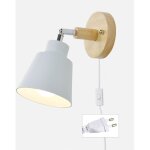 Applique murale avec interrupteur marche et prise lampe de chevet moderne vintage macaron applique murale ... Applique murale avec interrupteur marche et prise lampe de chevet moderne vintage macaron applique murale ...