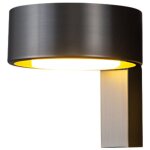 Applique murale en laiton avec abat - jour en panneau acrylique, applique murale led moderne, lampes ...