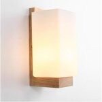 Applique murale lampe murale scandinave en bois style simpe pour chevet salon escalier couloir Applique murale lampe murale scandinave en bois style simpe pour chevet salon escalier couloir