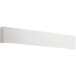 Applique murale led 18 w, � peindre en pl�tre blanc mat, 3000k, 1 440 lm, diffuseur colorable - perenz ...