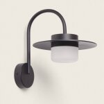 Applique murale led 5w ext�rieure aluminium ziapka noir