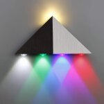 Applique murale led 5w interieur triangle lampe design original moderne eclairage décoratif en aluminium ... Applique murale led 5w interieur triangle lampe design original moderne eclairage décoratif en aluminium ...