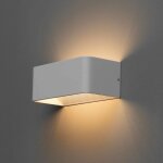 Kosilum - applique murale led blanc design 6w - 20cm - quadra