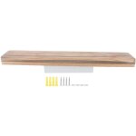 Jeffergarden applique murale led en bois, lampe frontale rotative pour miroir, chambre � coucher, chevet, ...