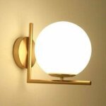[jamais utilis�]applique murale led boule de verre - applique murale int�rieure moderne - abat - jour ...