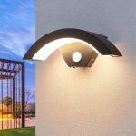 Applique murale led ext�rieur avec d�tecteur de mouvement, 24w moderne �clairage mural ext�rieur ip65 ...