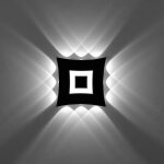 Applique murale led ext�rieur int�rieur applique murale 18w �tanche ip65 applique murale noir �clairage ...
