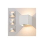 Applique murale led ext�rieur lampe gbly up down luminaire ext�rieure 5w spot mural int�rieur ip65 etanche ...