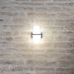 Applique murale led ext�rieure, salle de bain, int�rieur andrea 10w eq 100w ip65 temp�rature de couleur: ...