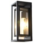 Applique murale led industrielle, douille e27, noire, �clairage ext�rieur, �clairage ext�rieur, �clairage ...