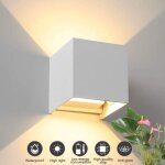 Applique murale led interieur exterieur 12w moderne aluminium luminaires avec design d'angle de poutre ...