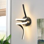 Applique murale led int�rieure noir : applique murale pour escalier couloir salon chambre balcon design ...