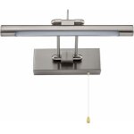 Applique murale led pour salle de bain avec interrupteur � tirette, miroir r�glable ip44, 4000k 35cm ...