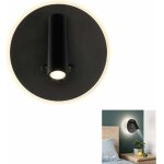 Appliques murales led veilleuse 7w + 3w avec double interrupteurs utilisation de la lecture de livre, ...