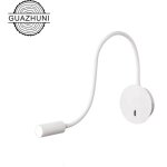 Applique murale liseuse 3w led 3000k ? col de cygne flexible ? longueur 670 mm ? �clairage doux pour ...