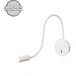Applique murale liseuse applique murale 3w led 3000k lampe de lecture col de cygne lampe, (blanc)