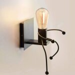 Applique murales lumi�re industrielle cr�atif lampes int�rieur r�tro iron art d�co e27 base pour cuisine ...