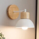 Applique murale métal style en fer forgé bois vintage abat jours rond ceinture creative nordique eclairage ... Applique murale métal style en fer forgé bois vintage abat jours rond ceinture creative nordique eclairage ...