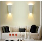 Applique murale moderne 10w led simple chambre salon lampe murale créative fer Étanche appliques blanc ... Applique murale moderne 10w led simple chambre salon lampe murale créative fer Étanche appliques blanc ...