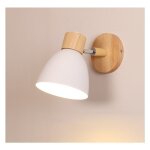Applique murale moderne applique murale nordique en bois, lampe murale r�tro vintage pour int�rieur chambre ...