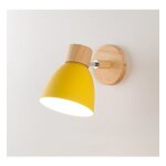 Applique murale moderne applique murale nordique en bois, lampe murale r�tro vintage pour int�rieur chambre ...
