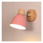 Applique murale moderne applique murale nordique en bois, lampe murale r�tro vintage pour int�rieur chambre ...