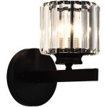 Applique murale moderne en verre cristal, style fer forg�, id�ale pour une chambre de chambre de fille ...