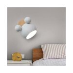 Treetalk - applique murale nordique applique mickey en aluminium pour chambre d'enfants applique des ...