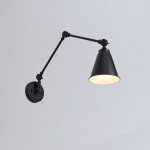 Applique murale orientable vintage  tika  - noir