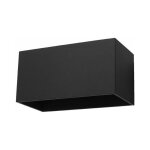 Applique murale rectangulaire pour 2 ampoules g9 - noir silumen Applique murale rectangulaire pour 2 ampoules g9 - noir silumen
