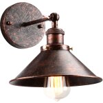 Applique murale rtro moderne 22cm lampe murale vintage d'intrieur applique murale simple en mtal ...