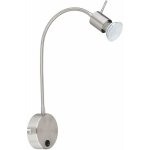 Etc - shop - applique murale applique salle � manger spot argent avec interrupteur et flexospot, m�tal ...