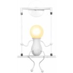 Applique murale simple poup�e de mode balan�oire enfants lampe mur moderne gens fer salon chambre cr�ative ...