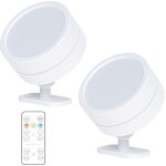 Applique murale universelle led 16 couleurs, lampe de meuble rechargeable avec t�l�commande tactile, ...