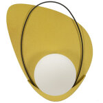 Applique murale en verre  circly  32cm or