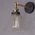 Applique murale verre industrielle vintage r�tro e27 �clairage mural diy pour cuisine salle � manger ...