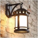 Applique murale vintage luminaire ext�rieur lampe industrielle metal r�tro fer mur de feu �clairage 18�24�31cm ...