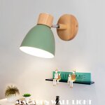 Fei yu - applique nordique en mtal et fer macaron, lampe de chevet pour chambre  coucher, lampe moderne ...