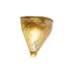 Maruf, sinbad, zayn - applique murale - 1 lumi�re - l 25 cm - dor� / laiton - oriental - �clairage int�rieur ...