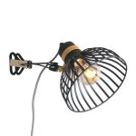 Applique murale lampe de chambre, lampe  pince, spot orientable, lumire dimmable, grille, mtal, mat, ...