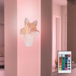 Applique porcelaine tlcommande applique chien chambre d'enfant blanc dimmable, rgb led 4, 8w 470lm ...