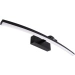 Applique de salle de bain au - dessus du miroir mamba led 12w 4100k ip44 noir