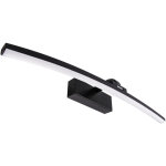 Applique de salle de bain au - dessus du miroir mamba led 12w 4100k ip44 noir