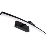 Applique de salle de bain au - dessus du miroir mamba led 8w 4100k ip44 noir