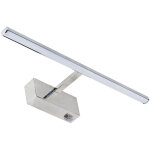 Applique de salle de bain au - dessus du miroir marta led 8w 4100k ip44 chrome (canari)