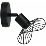 Applique spot orientable capeline noir