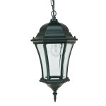 Applique suspension 6 faces 100w noir - initialis