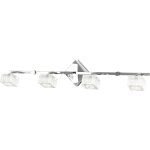 Top - light - applique toplight metropolitan 4 lumires avec douille g9, cadre chrom et verre travaill, ...