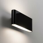 Artemide - applique 'two flags wall' noir - art�mide (deg8100a09l)