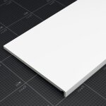 Appui de fen�tre pvc l. 40 cm x �p. 16 mm - blanc - 80 cm